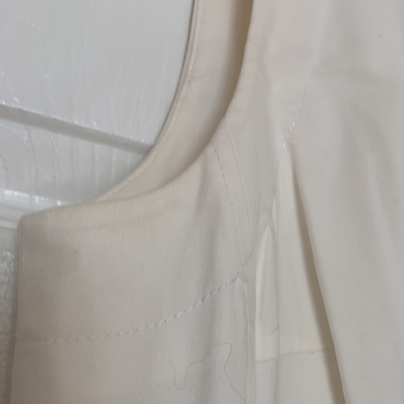 Authentic Tory Burch White Pocket Dress Size 10 - Picture 5 of 10
